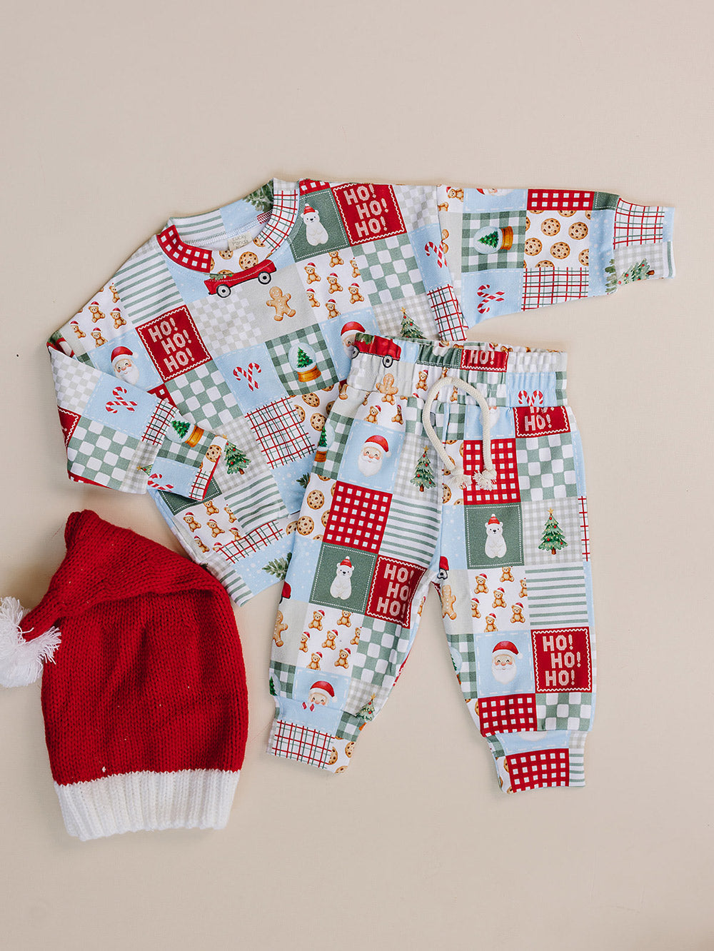 Jogger Set | Christmas Patchwork