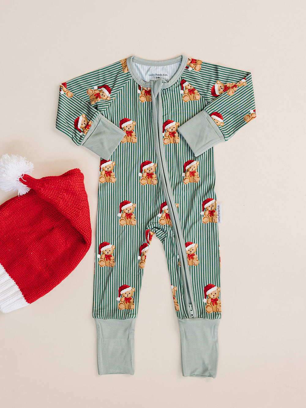 Bamboo Zip Romper | Merry Bear