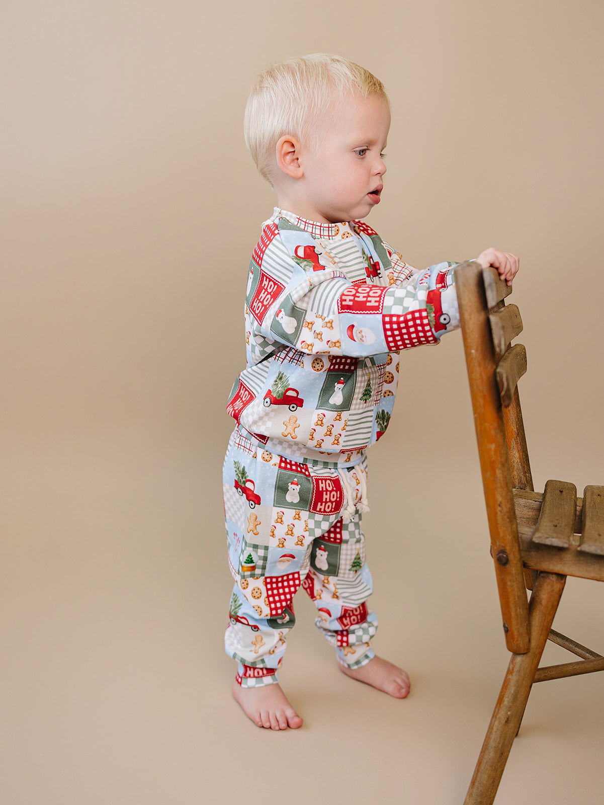 Jogger Set | Christmas Patchwork