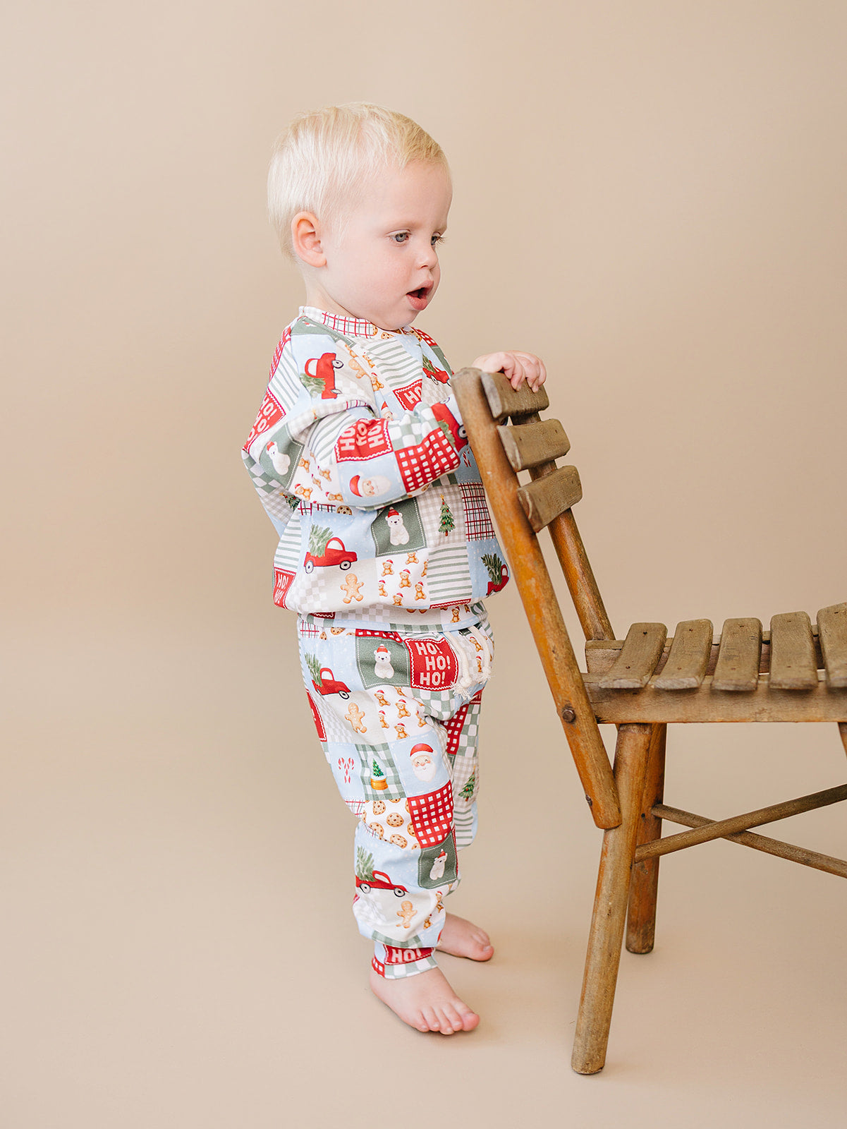 Jogger Set | Christmas Patchwork