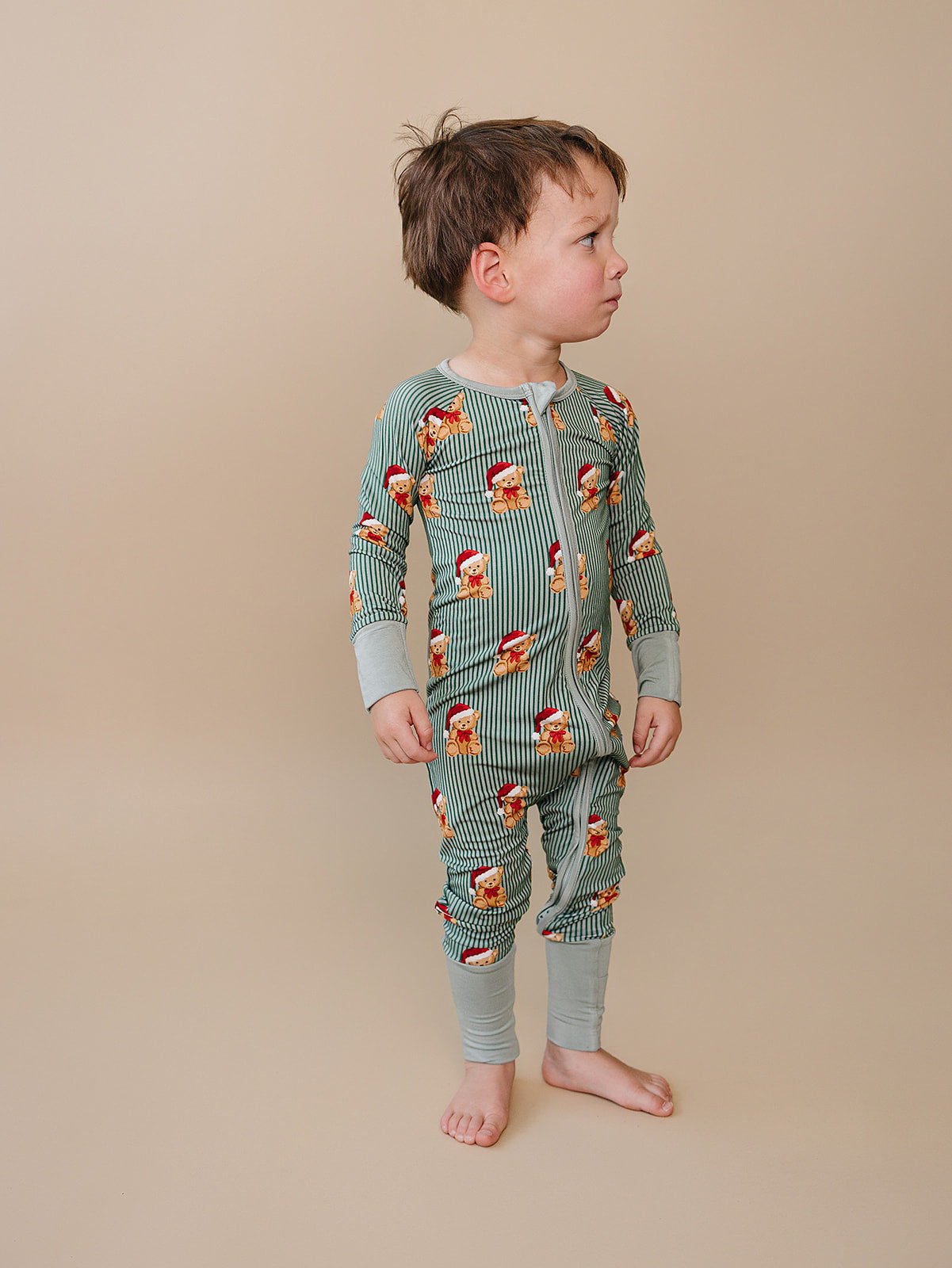 Bamboo Zip Romper | Merry Bear