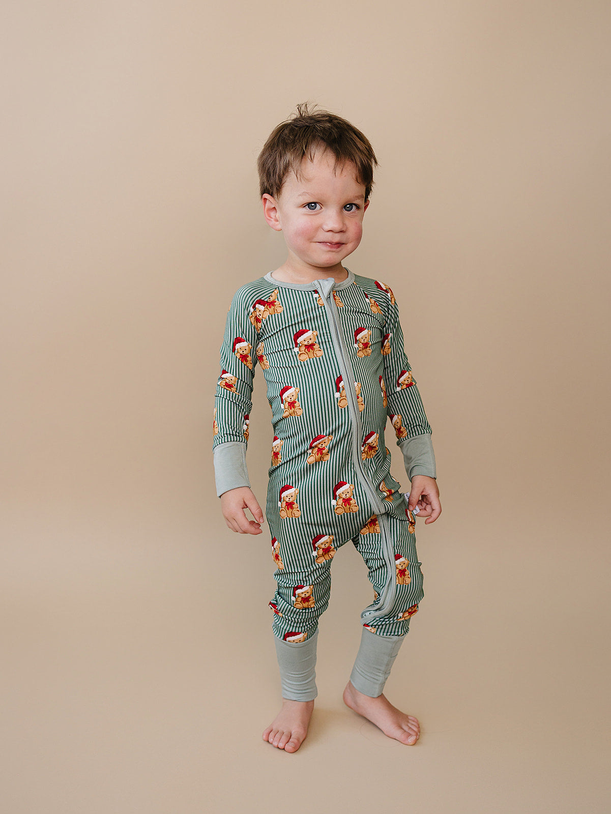 Bamboo Zip Romper | Merry Bear