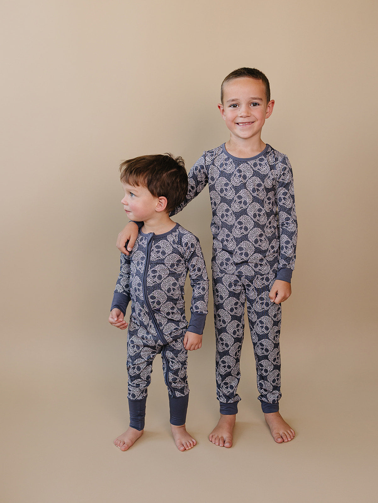 Bamboo Two Piece Set | Leopard Skull