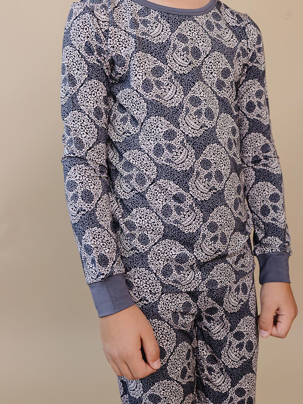 Bamboo Two Piece Set | Leopard Skull