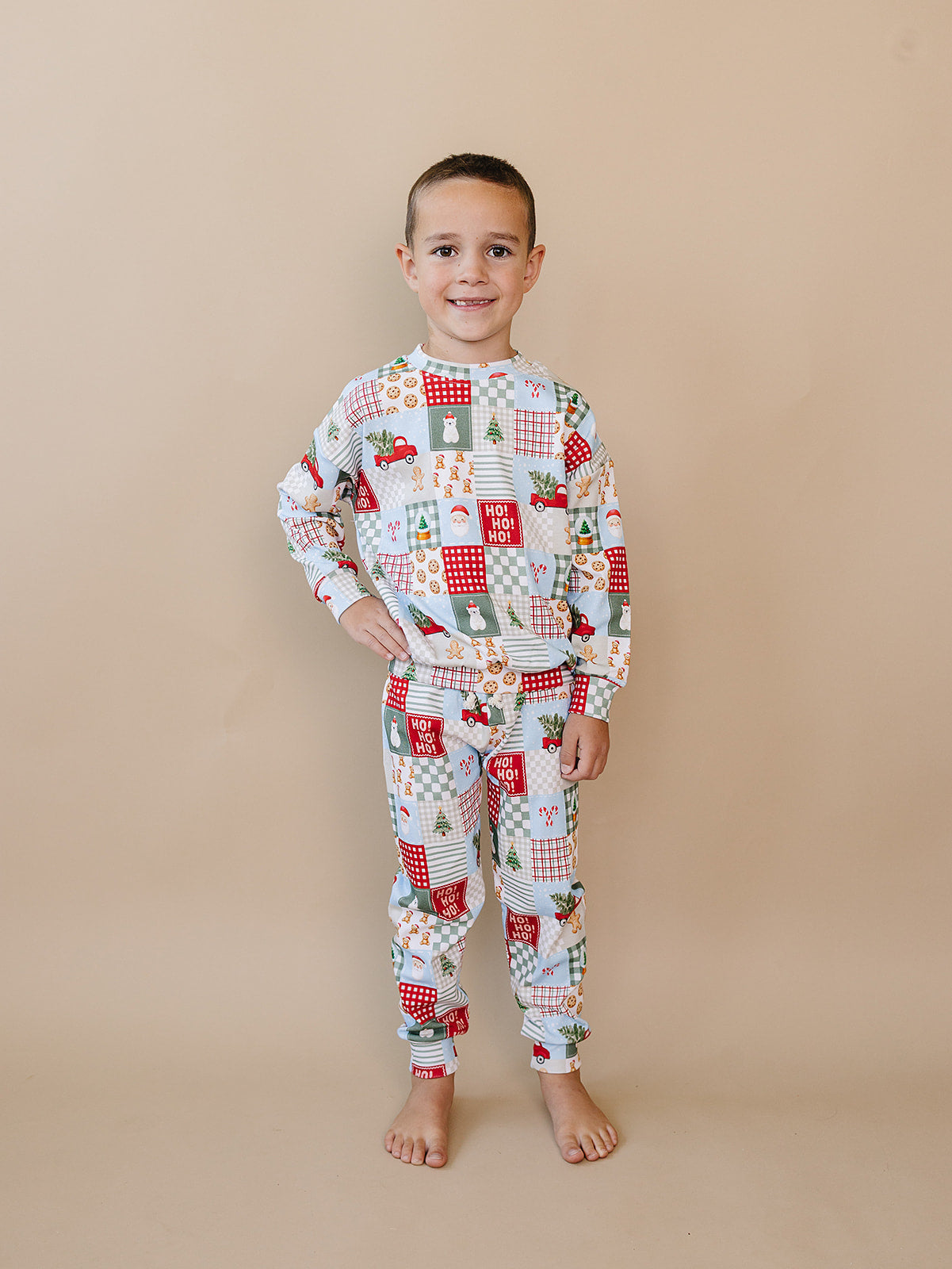 Jogger Set | Christmas Patchwork
