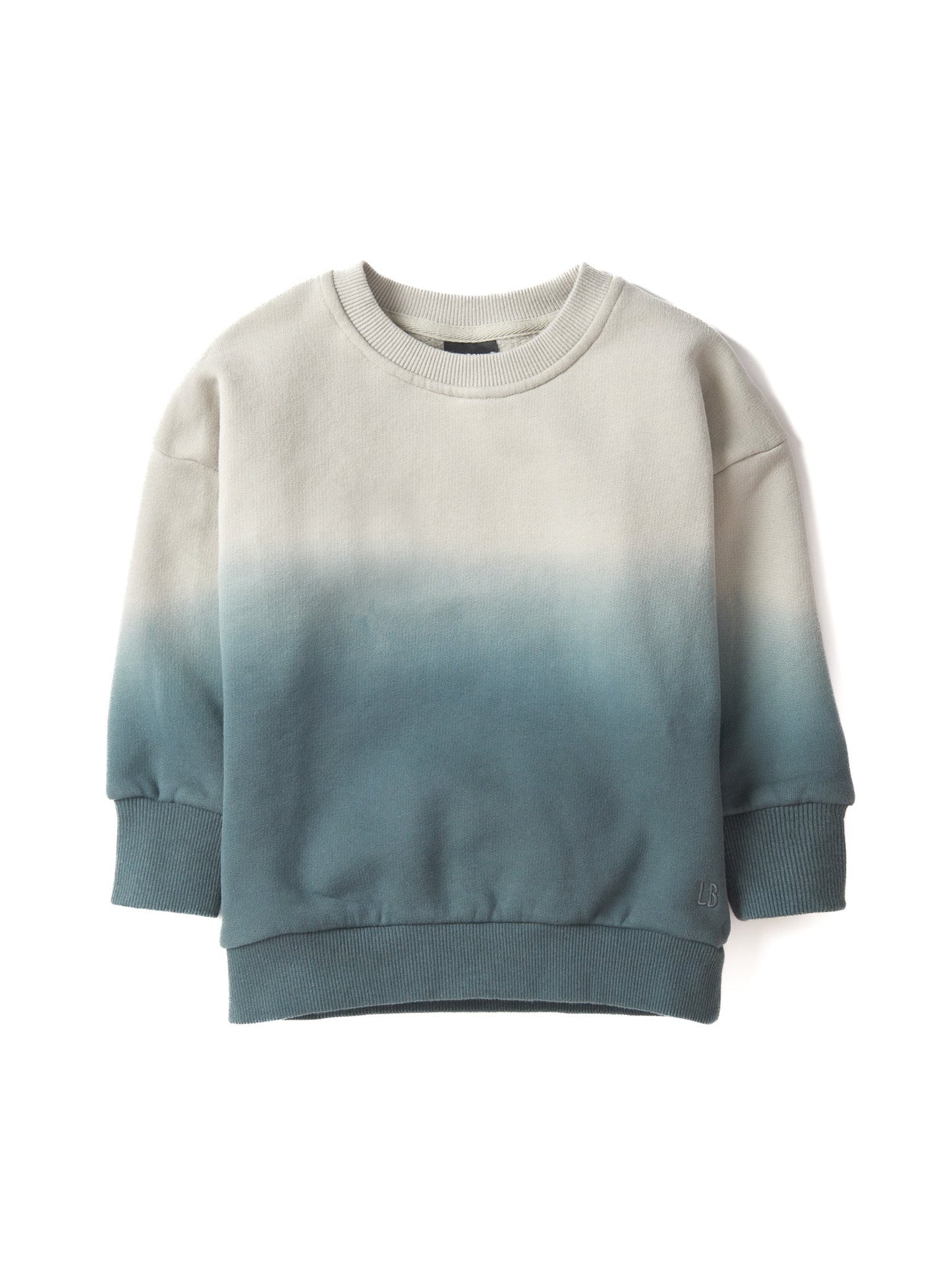 Ombre Elevated Crewneck - Night Fall