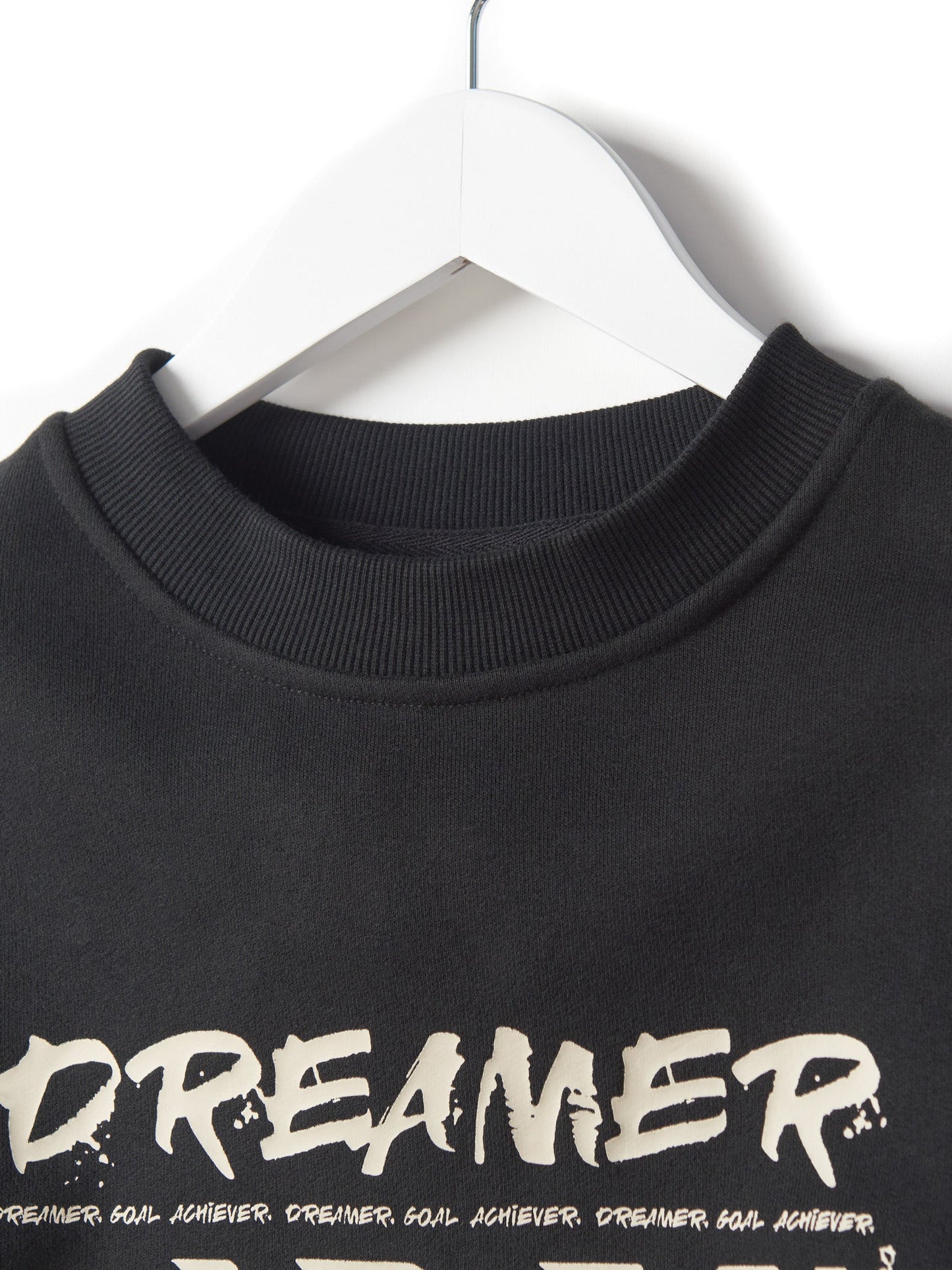 Adult Goal Achiever Crewneck - Black