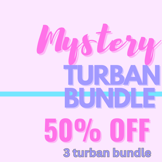 50% OFF!!! MYSTERY TURBAN Bundle