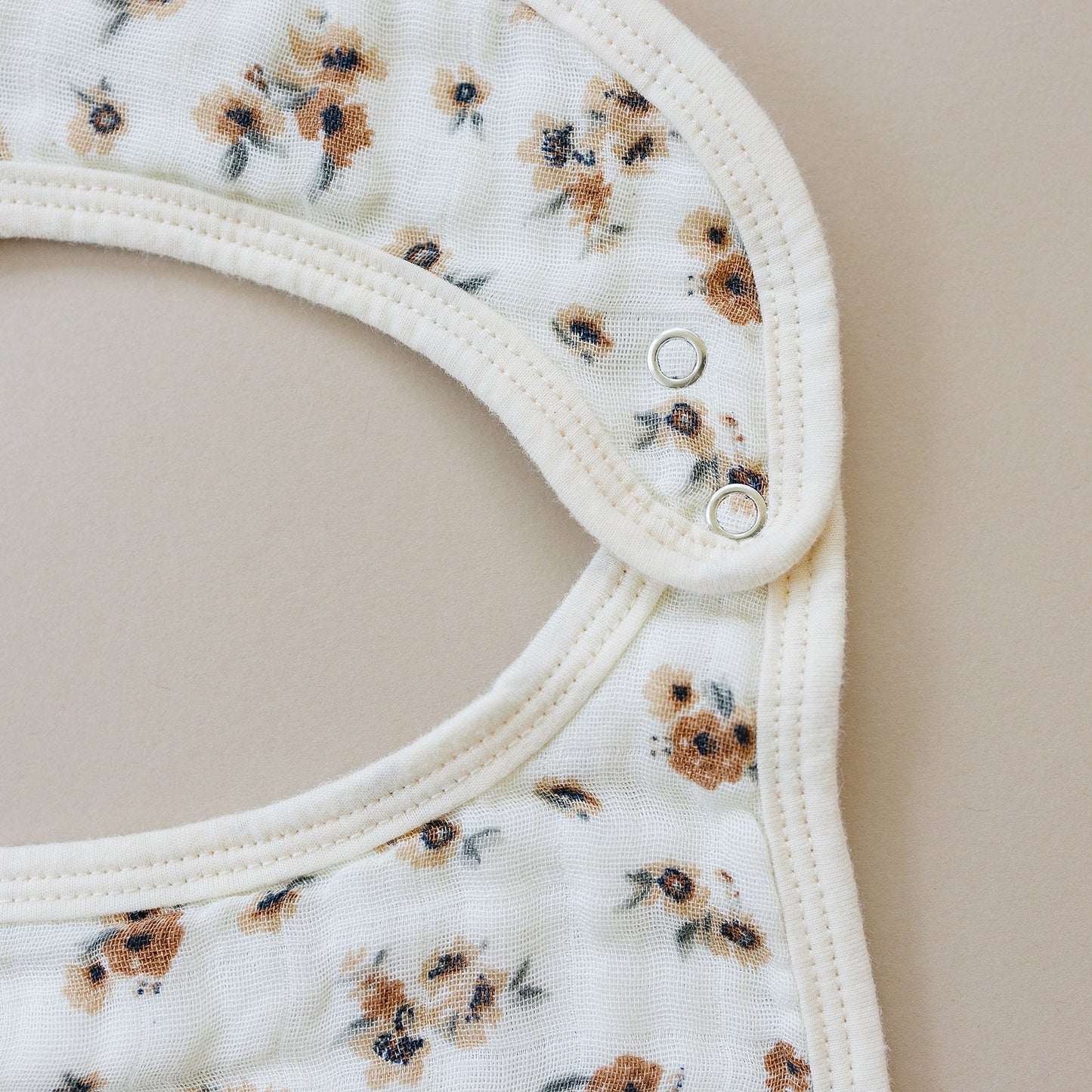 Autumn Bloom Classic Muslin Bib