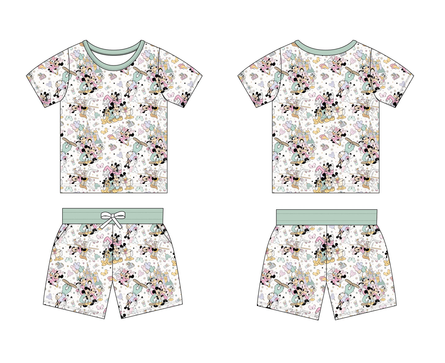 Cotton Candy Magic - Pocket Short Set