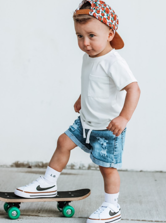 Bamboo Pocket Tee - Off White