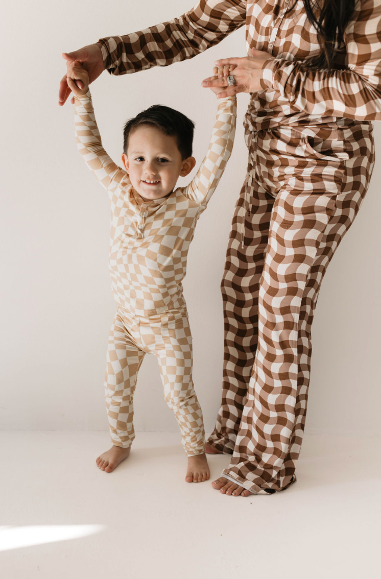 Women's Bamboo Pajama | Groovy Gingham