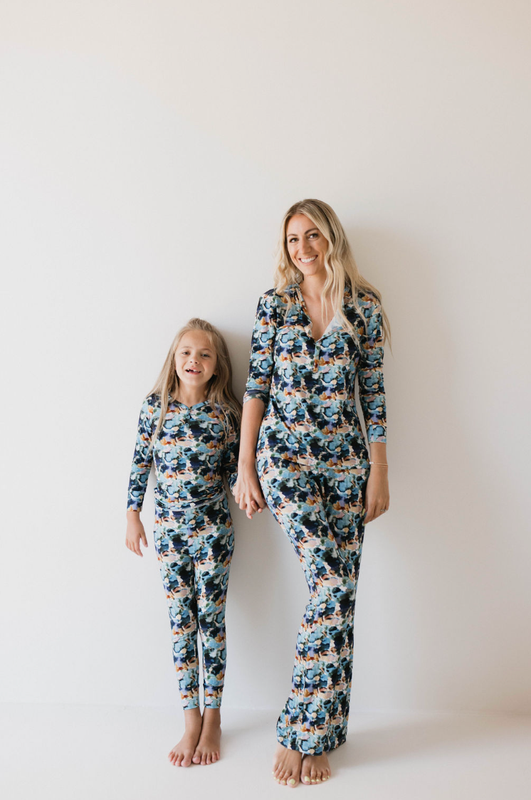 Bamboo Two Piece Pajamas | Charli Print