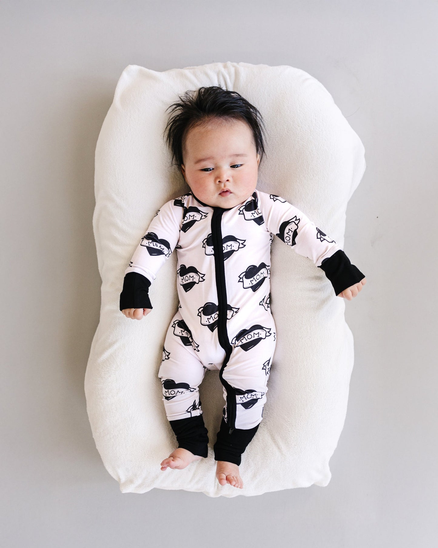 Bamboo Zip Romper | Mom Tattoo