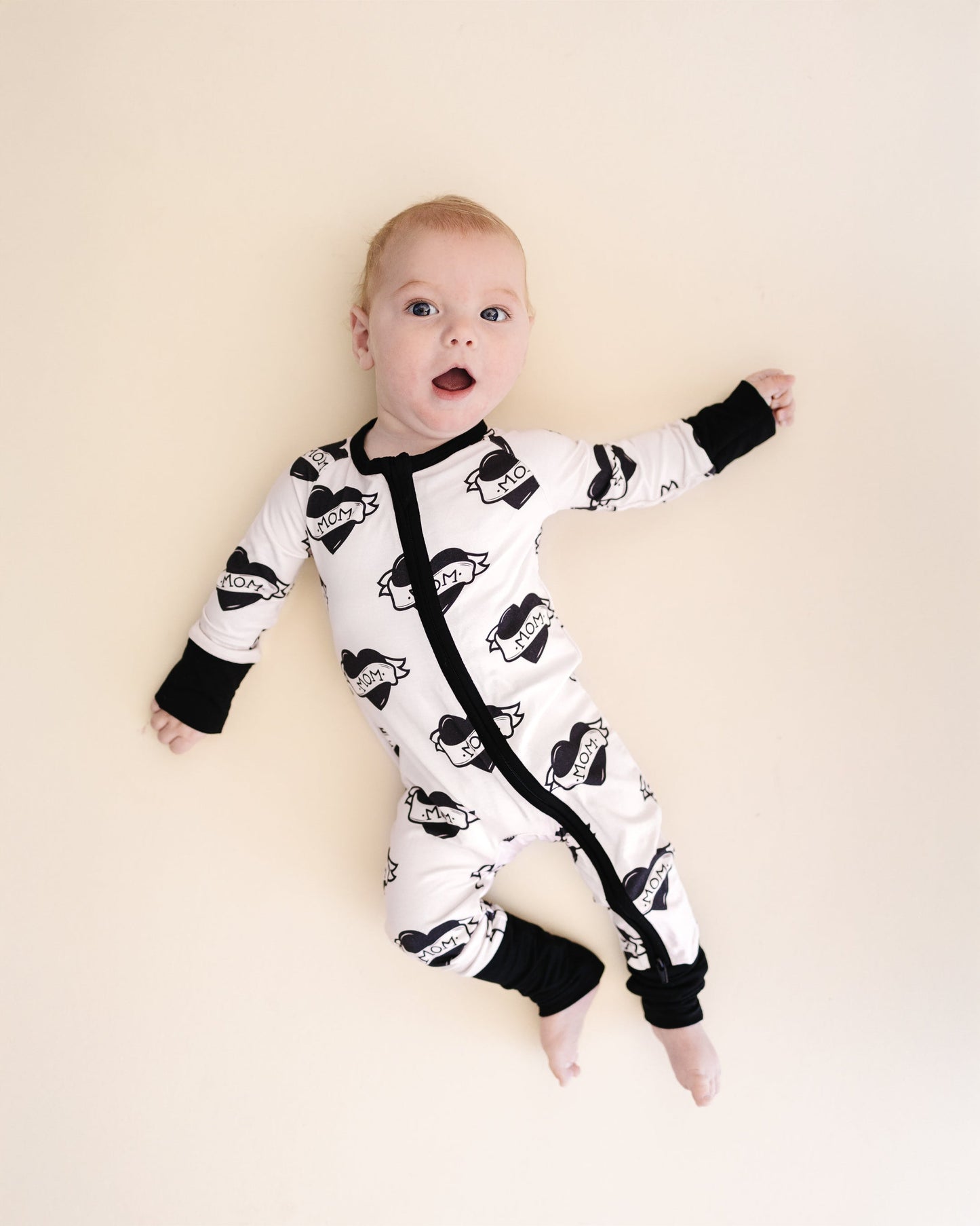 Bamboo Zip Romper | Mom Tattoo