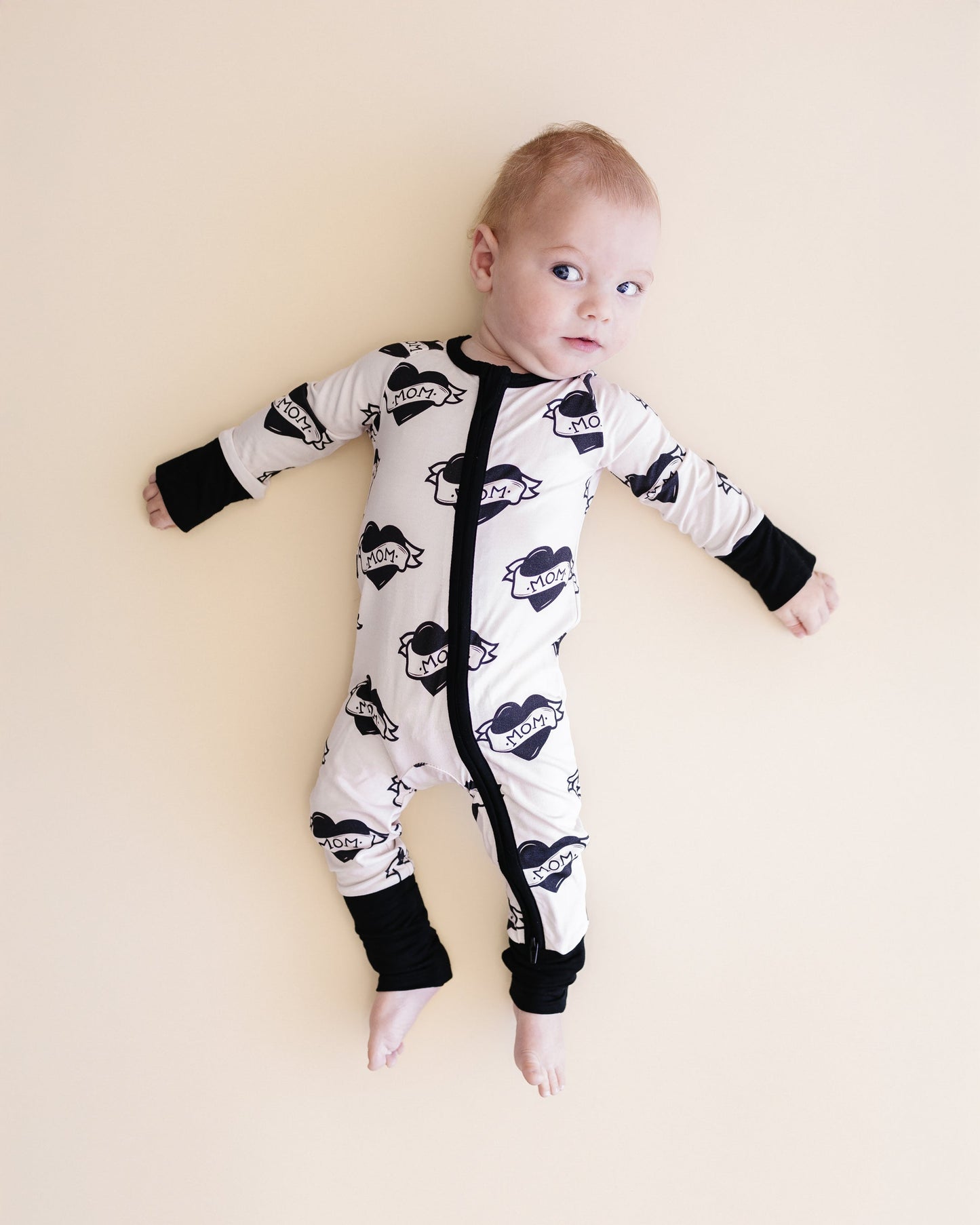 Bamboo Zip Romper | Mom Tattoo