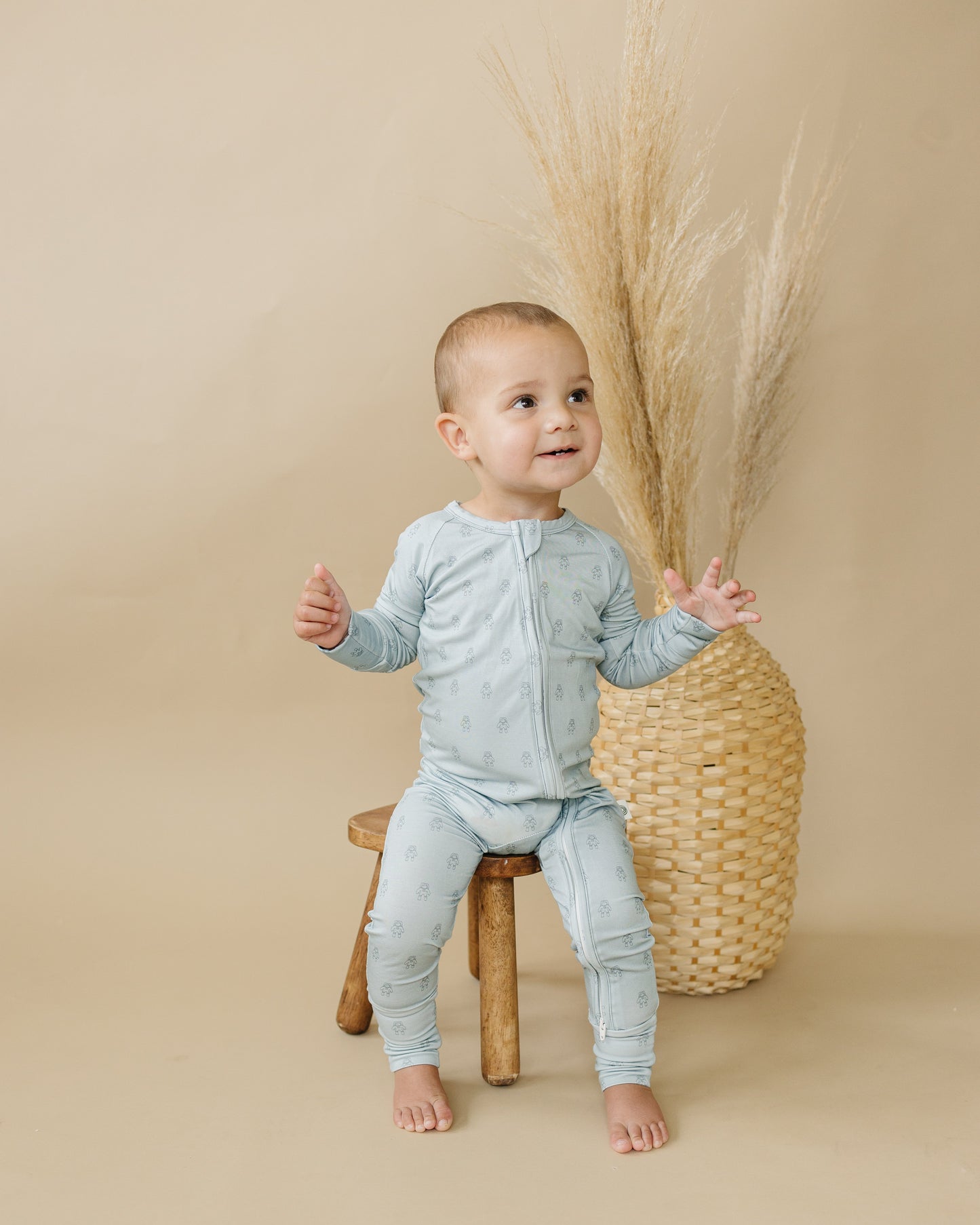 Fly Me to the Moon Bamboo Zippy Romper