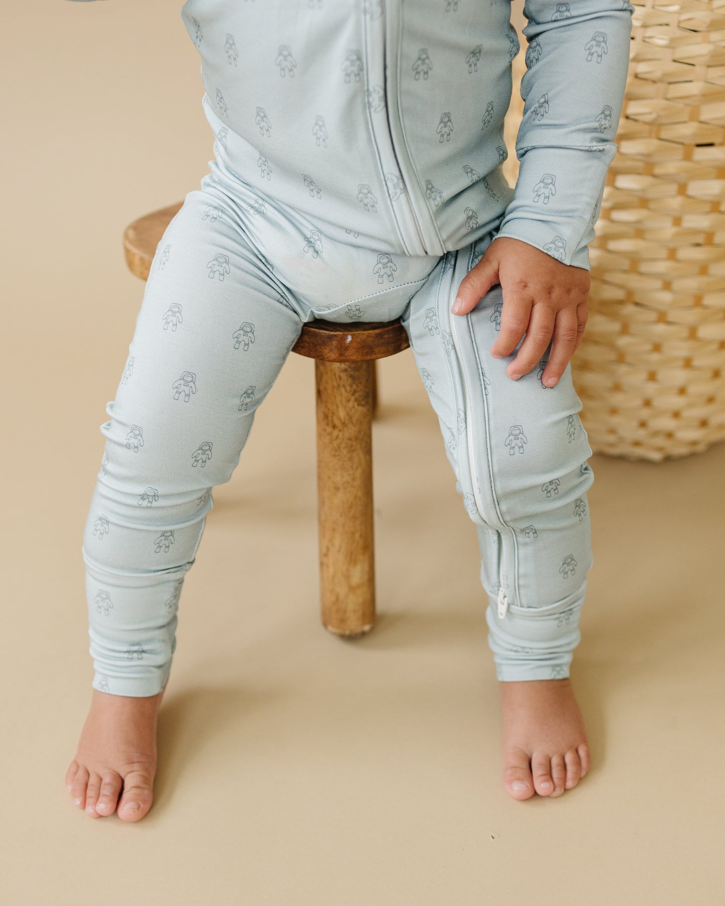 Fly Me to the Moon Bamboo Zippy Romper