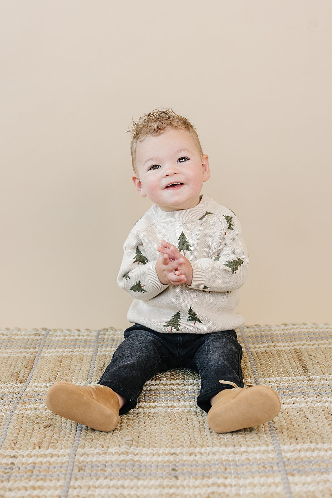 Pine Tree Knit Sweater