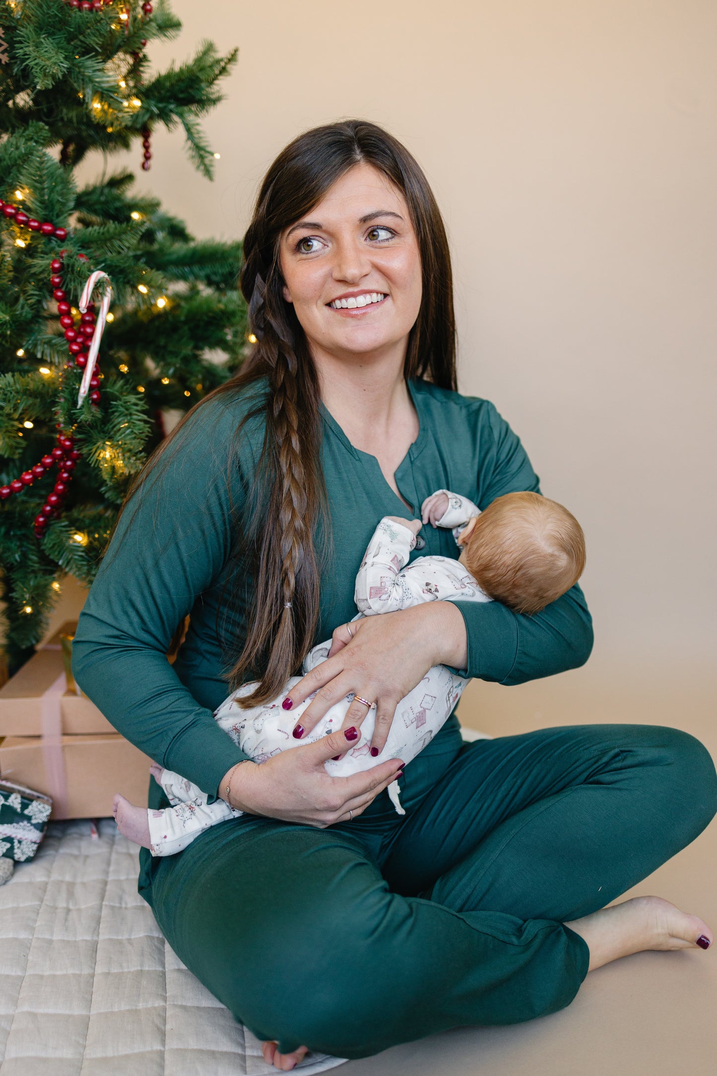 Santa Paws Bamboo Zippy Romper