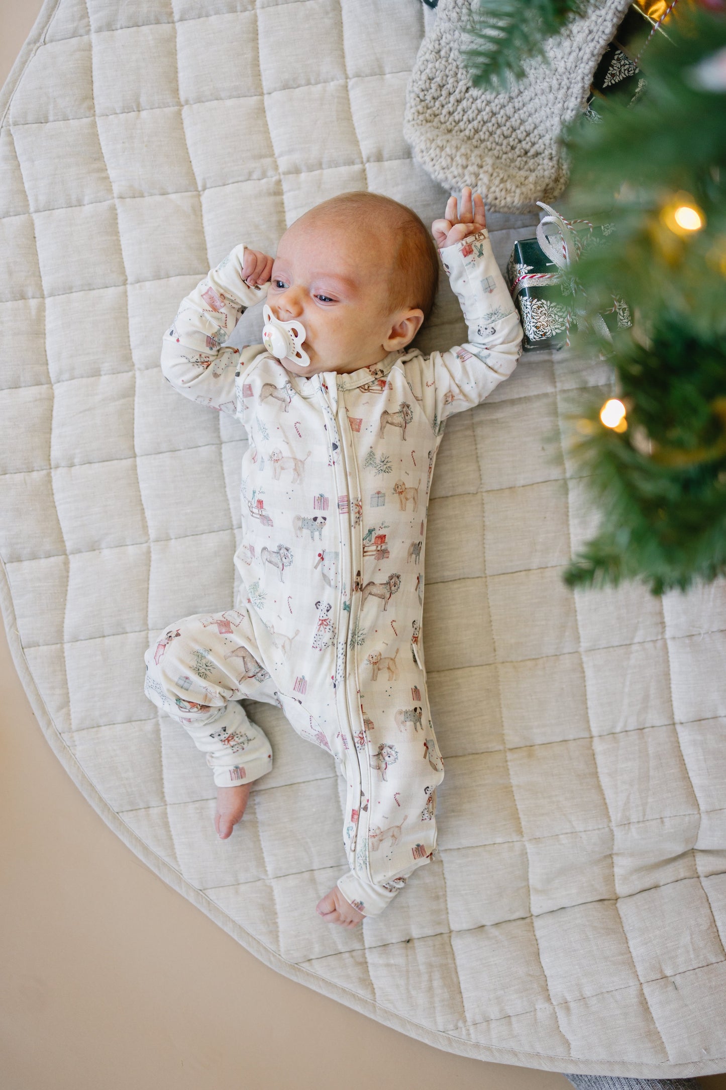 Santa Paws Bamboo Zippy Romper