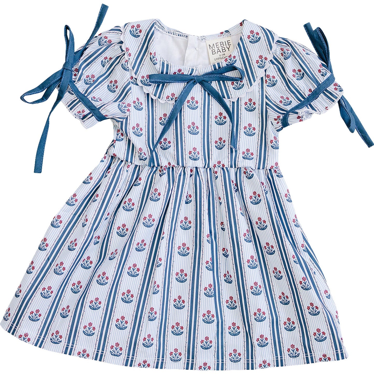 Block Print Floral Dress