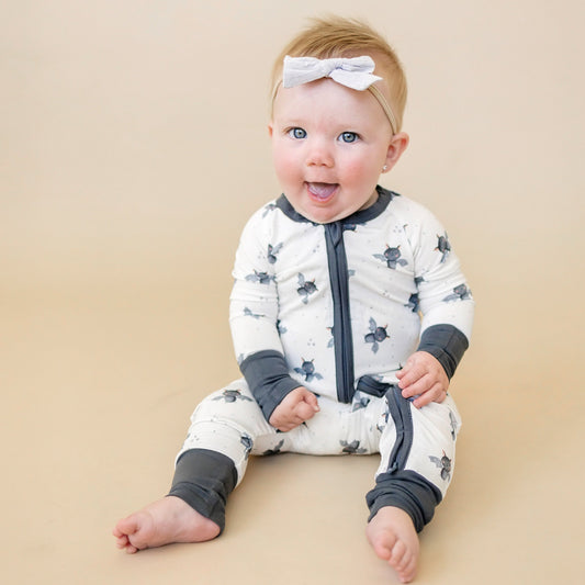 Batty for Bedtime Bamboo Zippy Romper