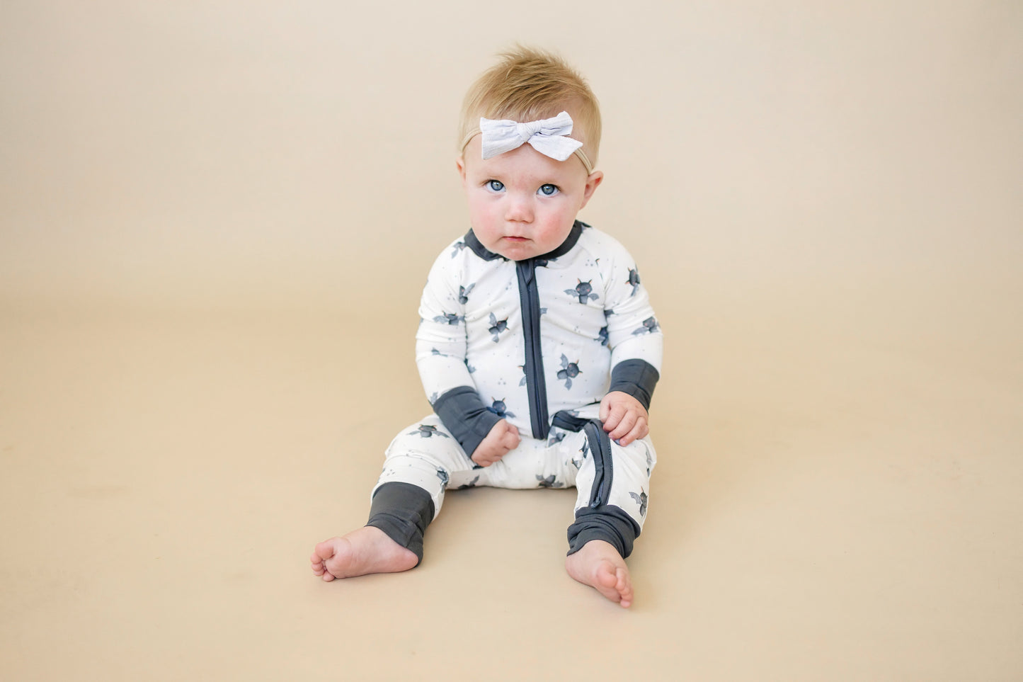 Batty for Bedtime Bamboo Zippy Romper