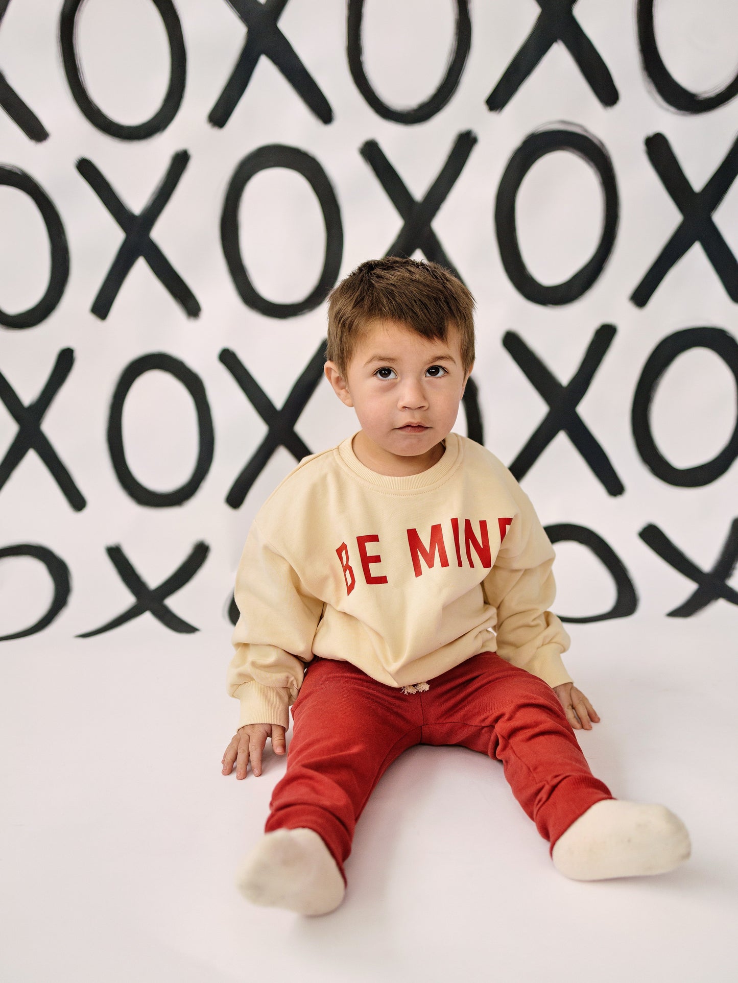 Be Mine Crewneck Sweatshirt - Cream