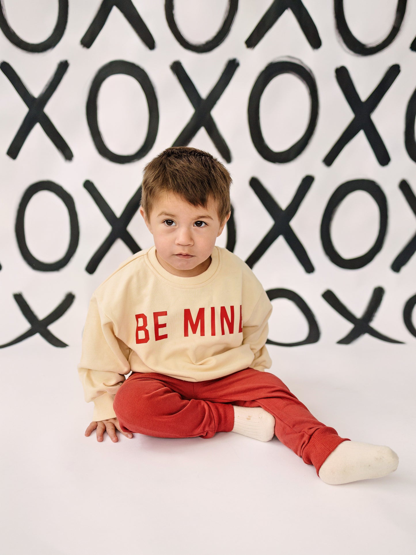 Be Mine Crewneck Sweatshirt - Cream