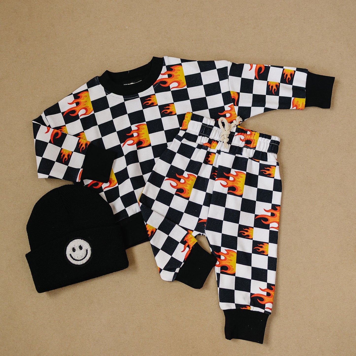 Jogger Set | Checker Blaze
