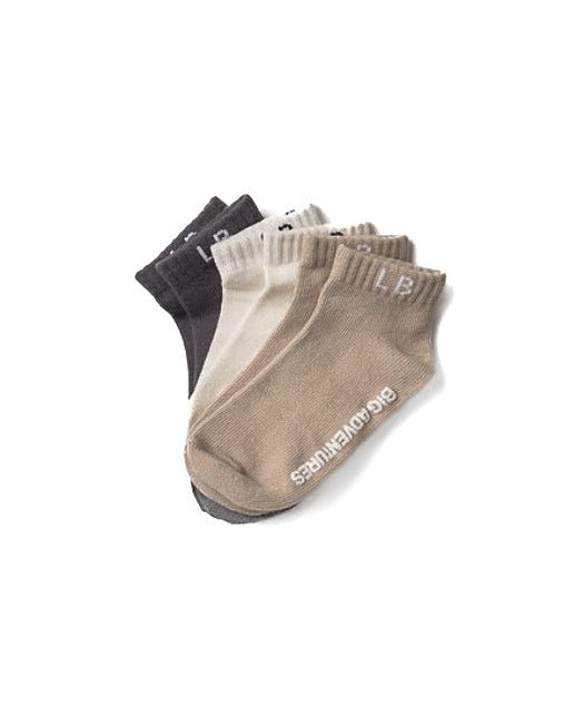 Ankle Sock 3-Pack - Driftwood Mix