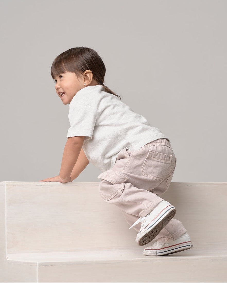 Athletic Boxy Tee - Light Heather Grey