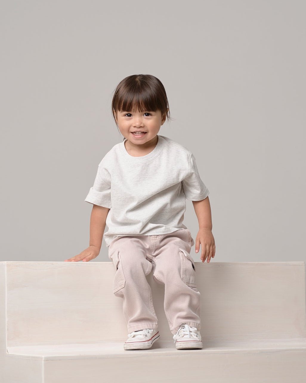 Athletic Boxy Tee - Light Heather Grey