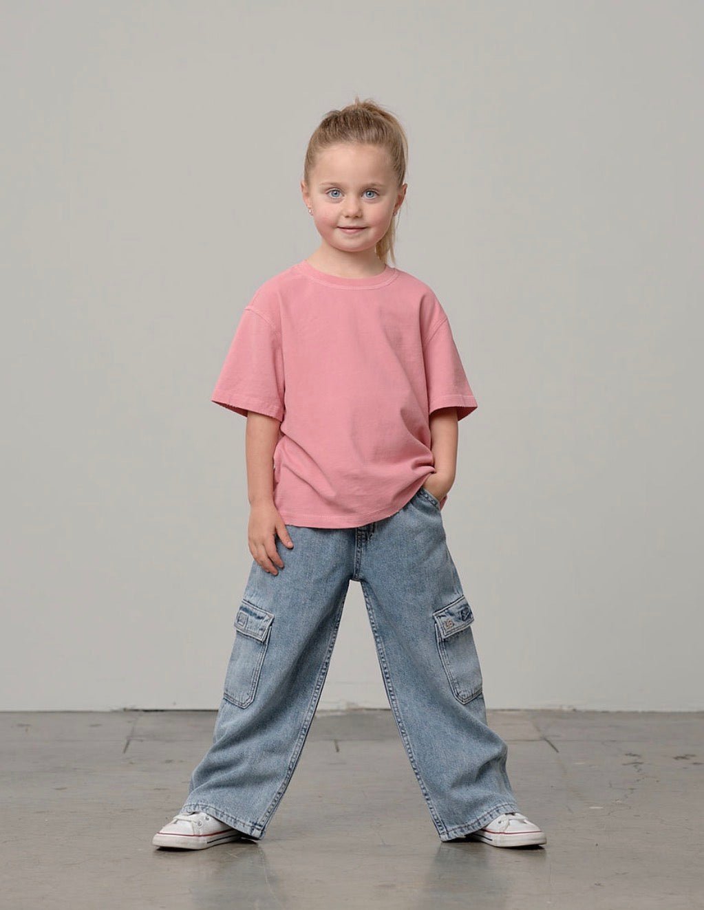 Athletic Boxy Tee - Rose