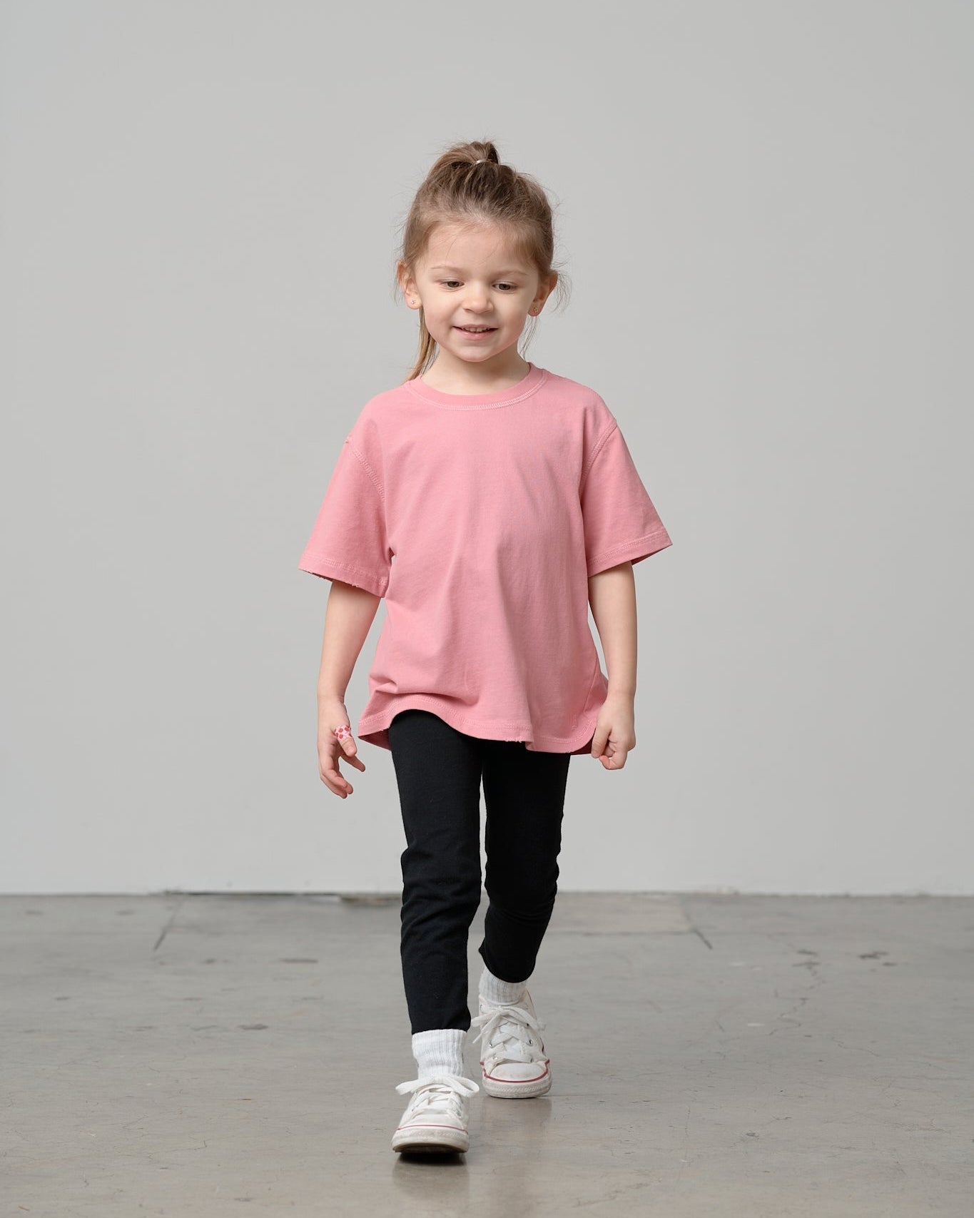 Athletic Boxy Tee - Rose
