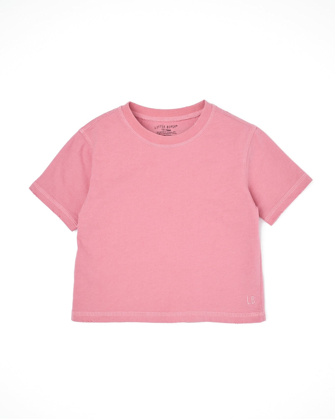 Athletic Boxy Tee - Rose