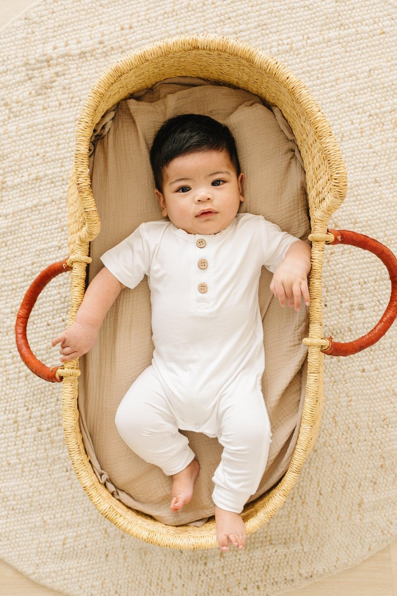 Bamboo Henley Romper