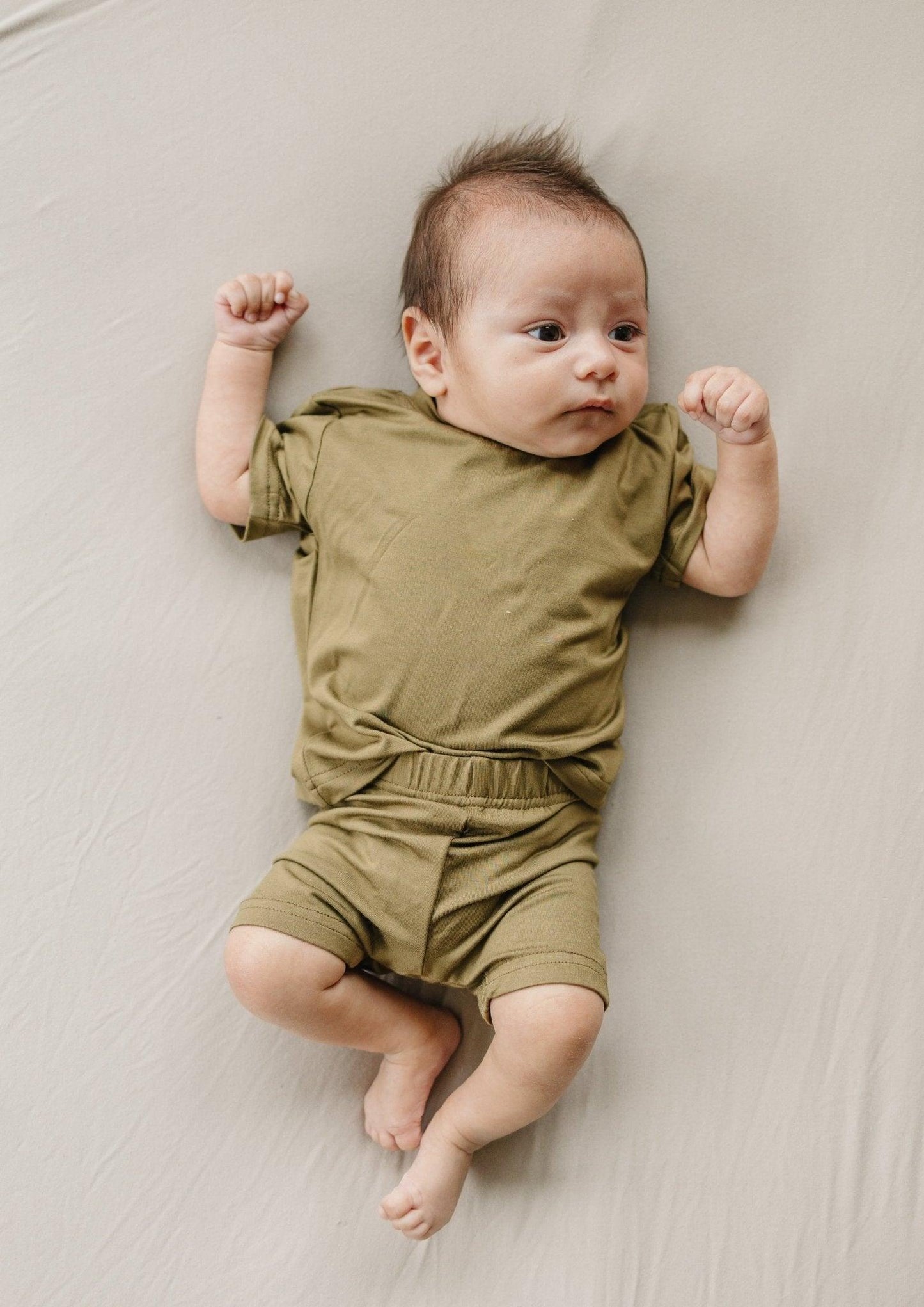 Bamboo Tee & Bike Shorts