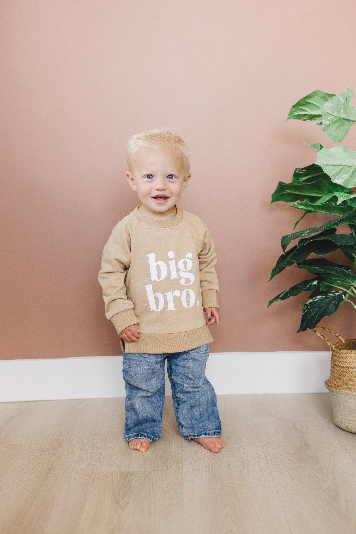 Big Bro Crewneck Sweatshirt - Size 6-9 & 9-12m left