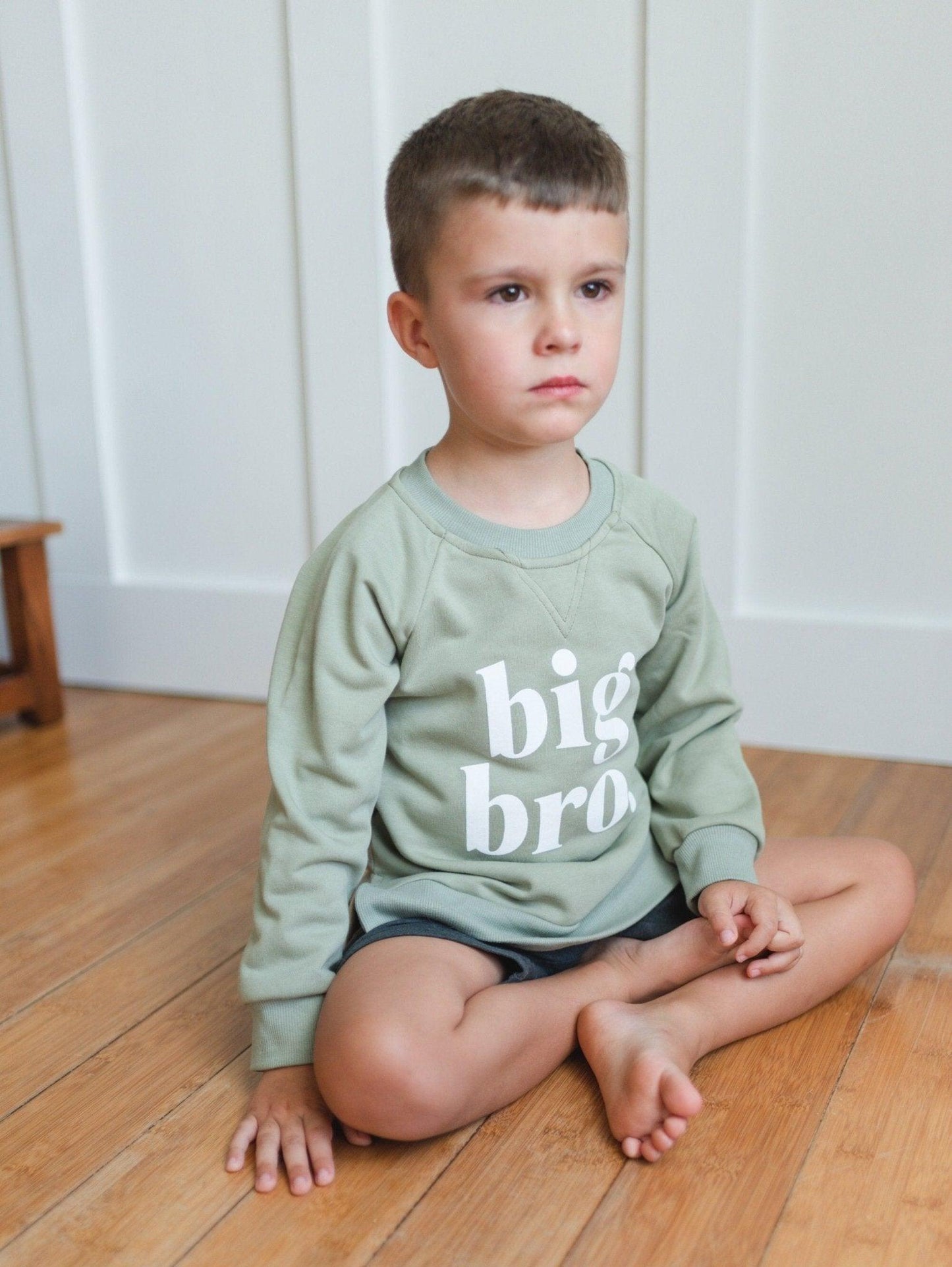 Big Bro Crewneck Sweatshirt - Size 6-9 & 9-12m left