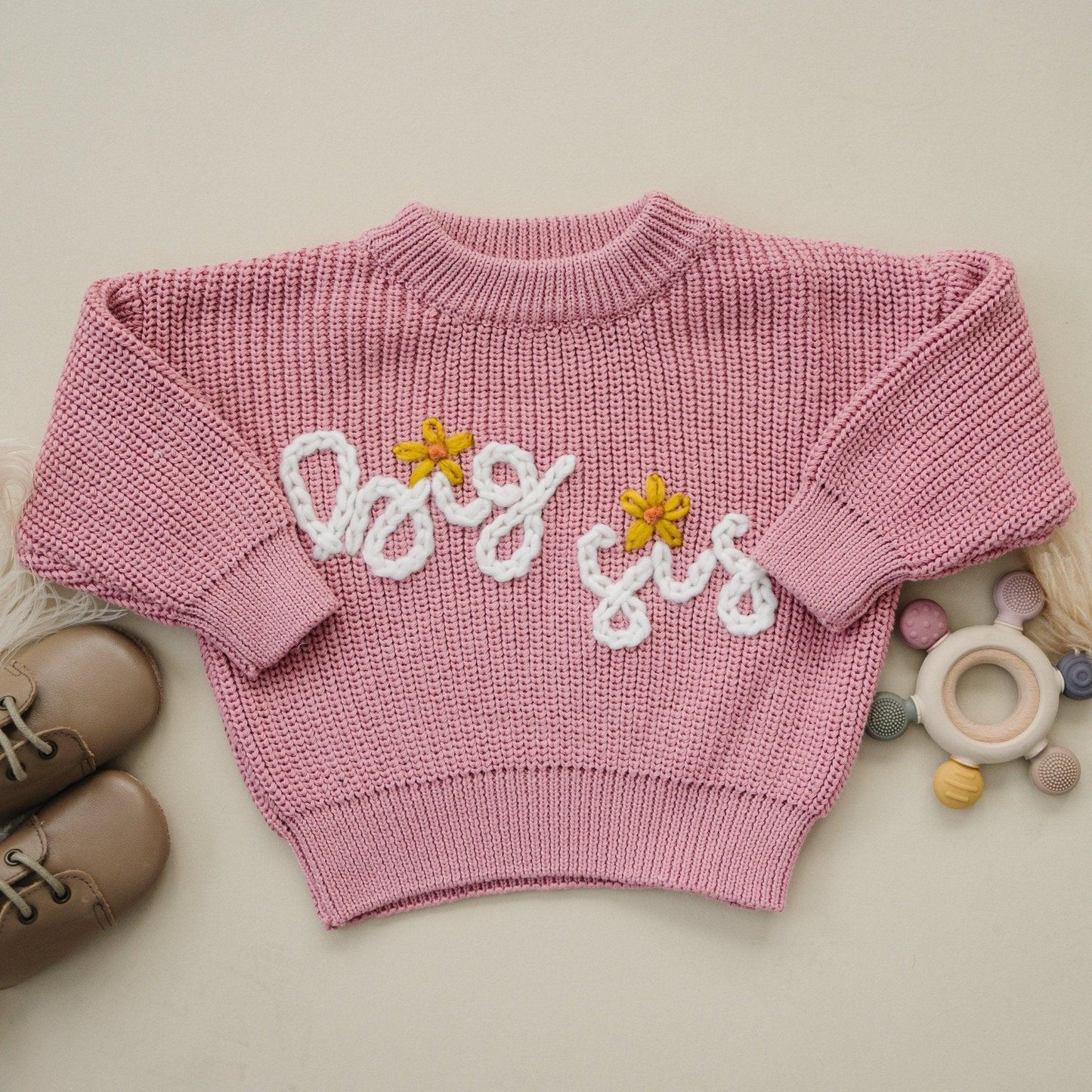 Big Sis Hand Embroidered Sweater