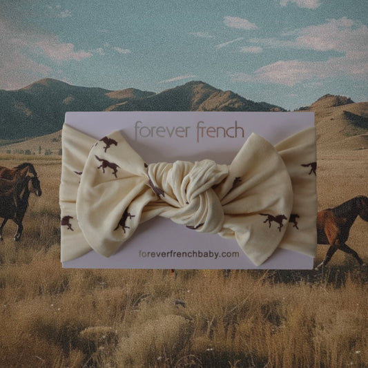 Bamboo Head Wrap | Wild Horses