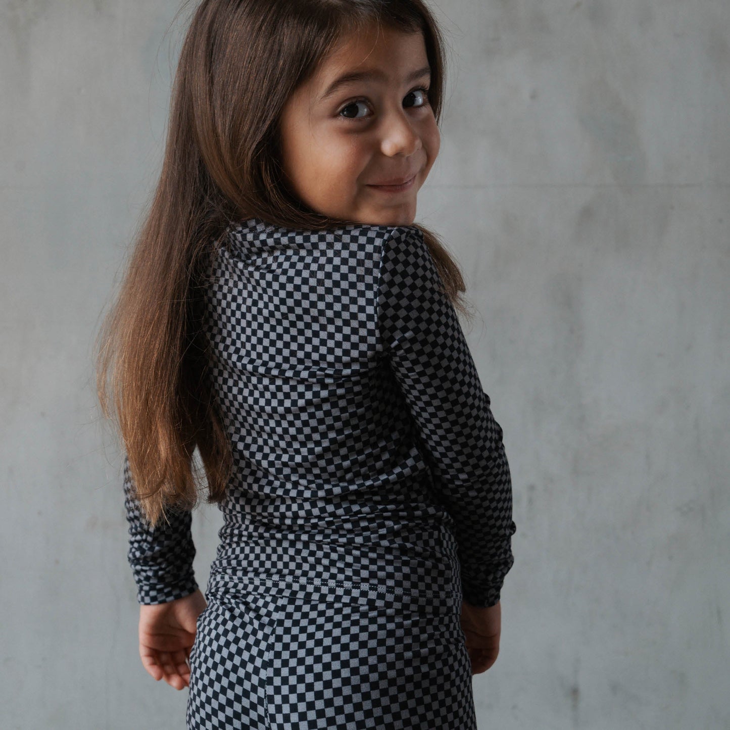 Midnight Checker | Bamboo Two Piece Set