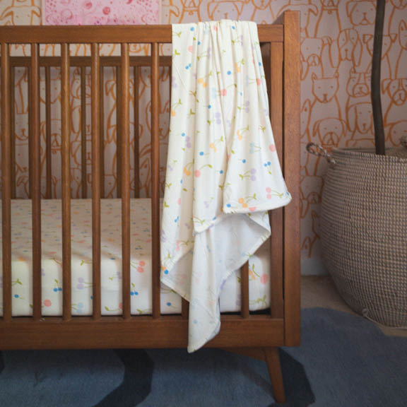 Cherry Pop | Bamboo Crib Sheet