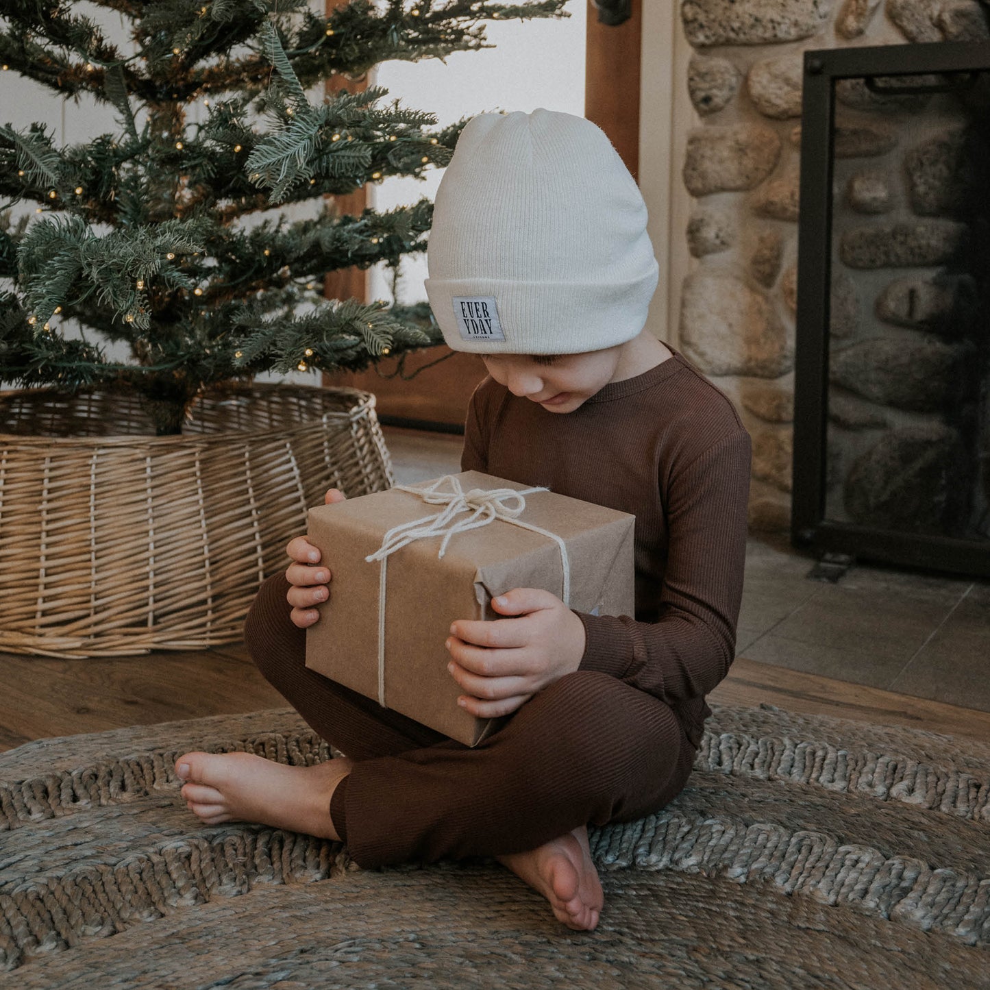 Knit Beanie | Cream