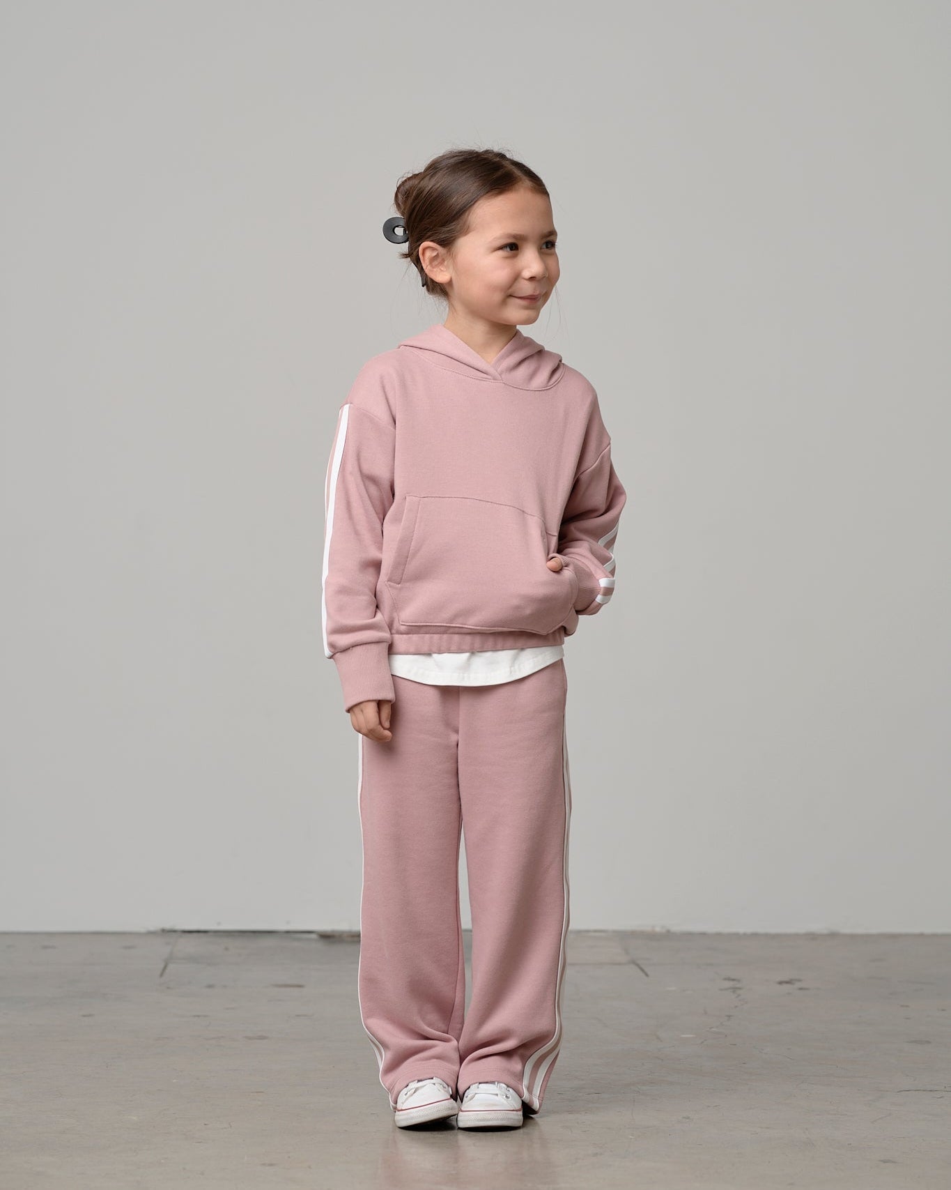 Cropped Hoodie - Dusty Rosewood