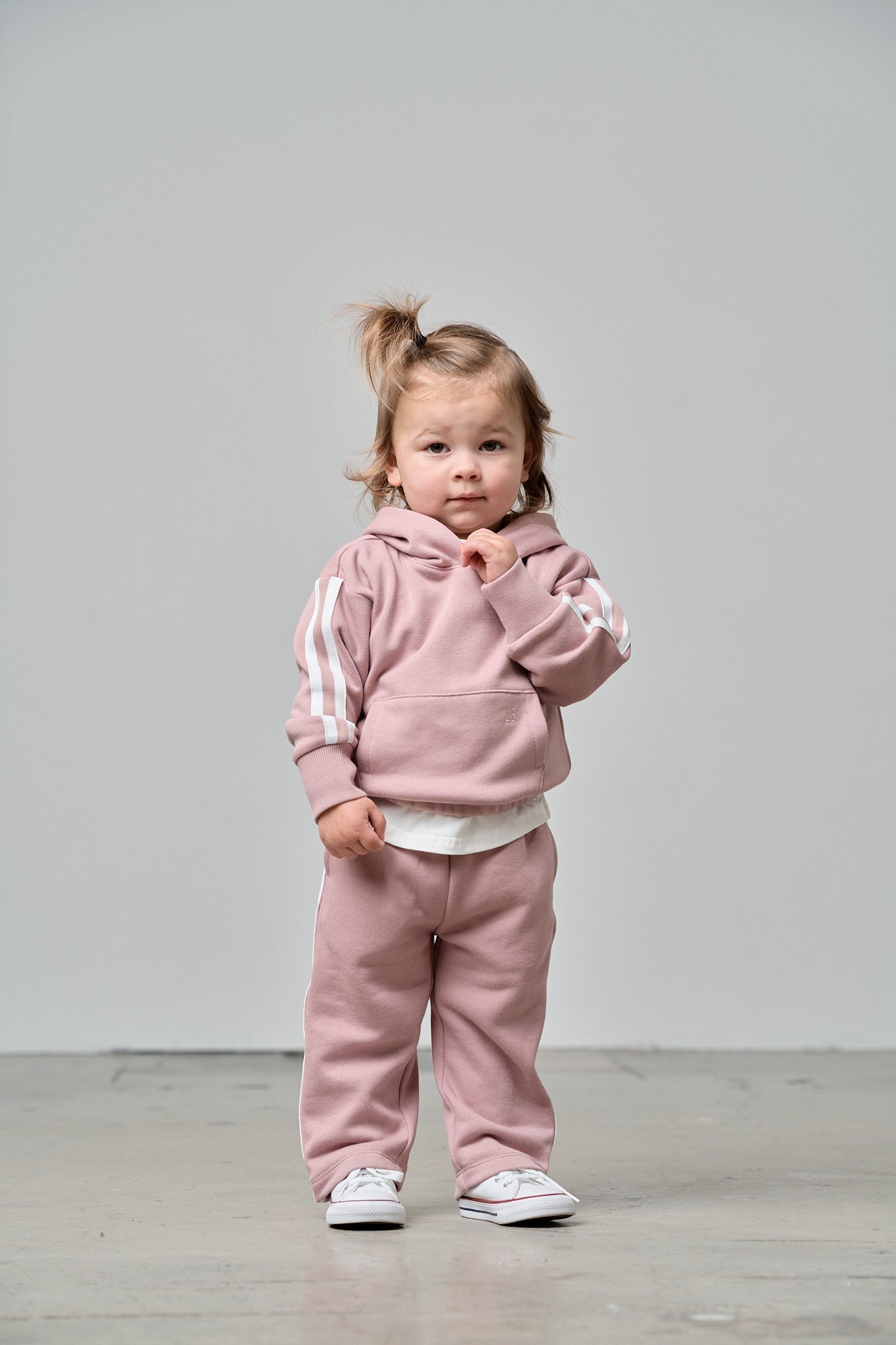 Cropped Hoodie - Dusty Rosewood