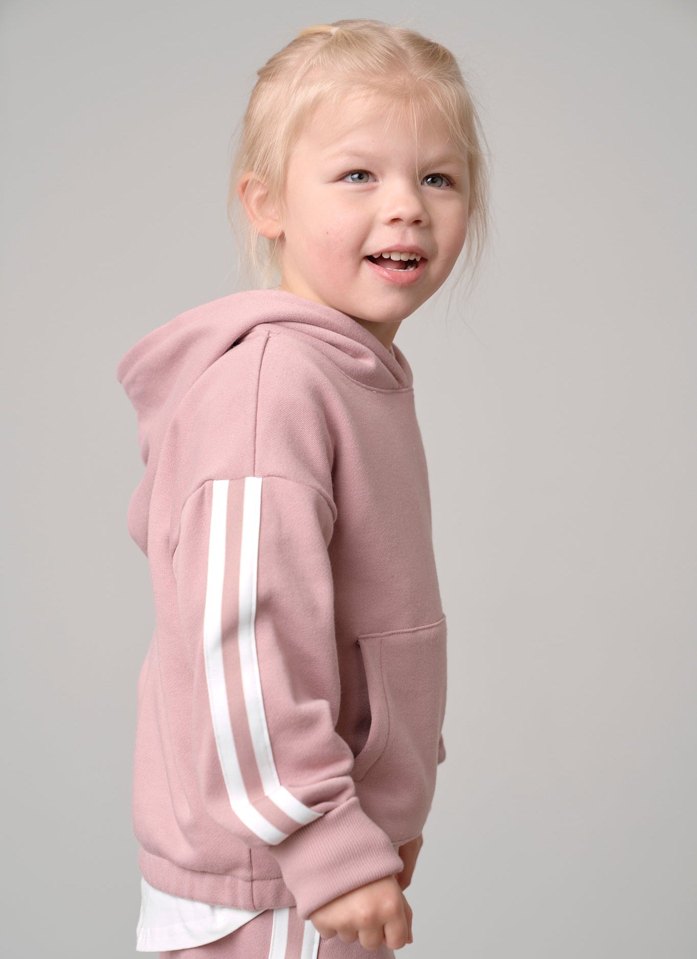 Cropped Hoodie - Dusty Rosewood