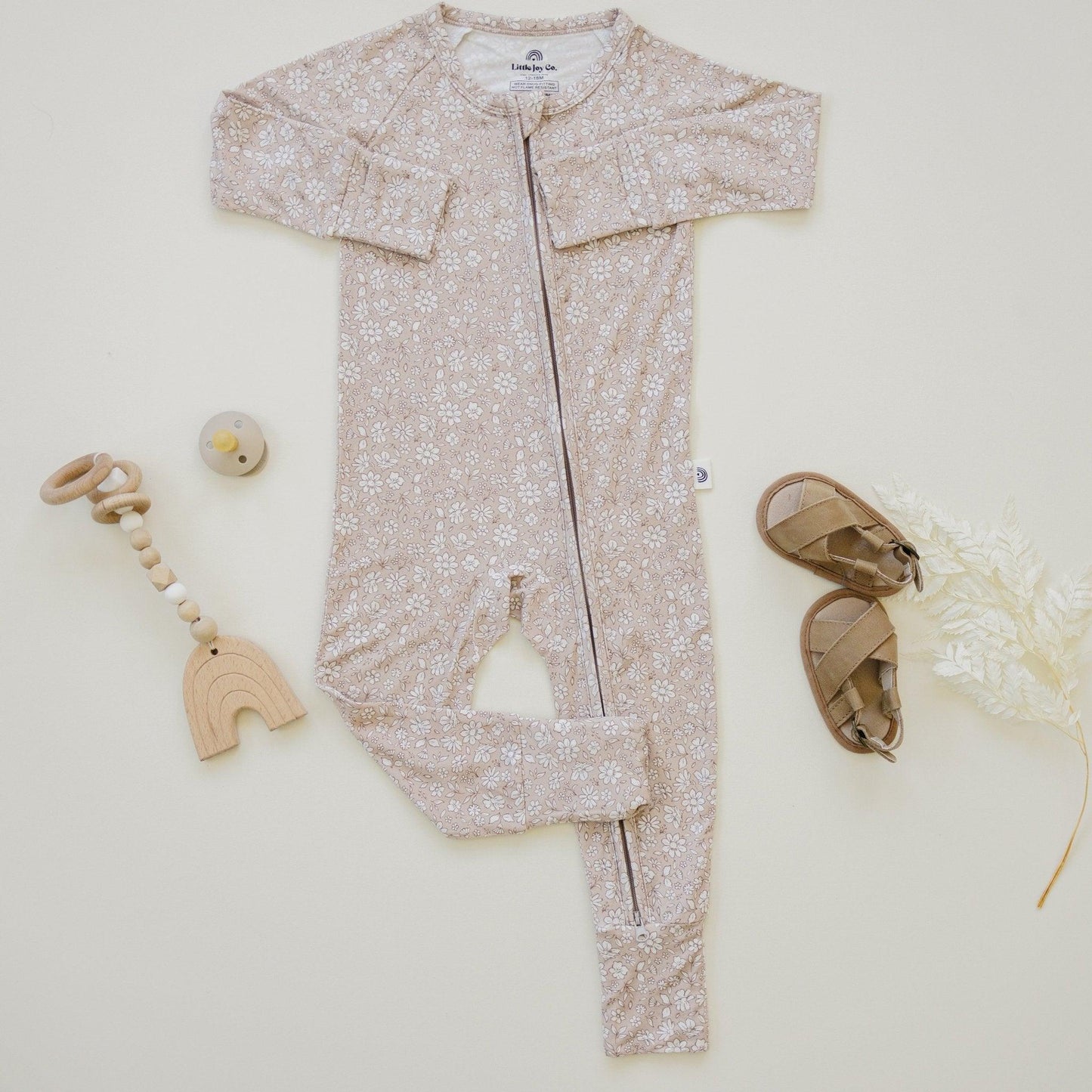 Dainty Ditsy Bamboo Zippy Romper